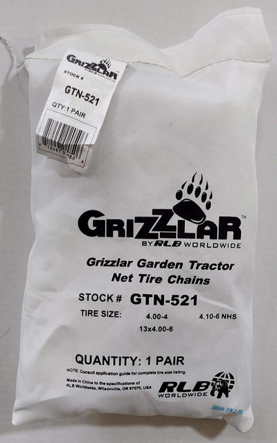 Grizzlar GTN-521E Schneeketten 4.00-4 4.10-6NHS 13x4.00-6