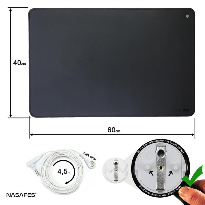 Erdungsmatte verbindet Sie mit der Erde - Ideal als Erdungsmatte für Bett oder als Erdungsmatte Schr