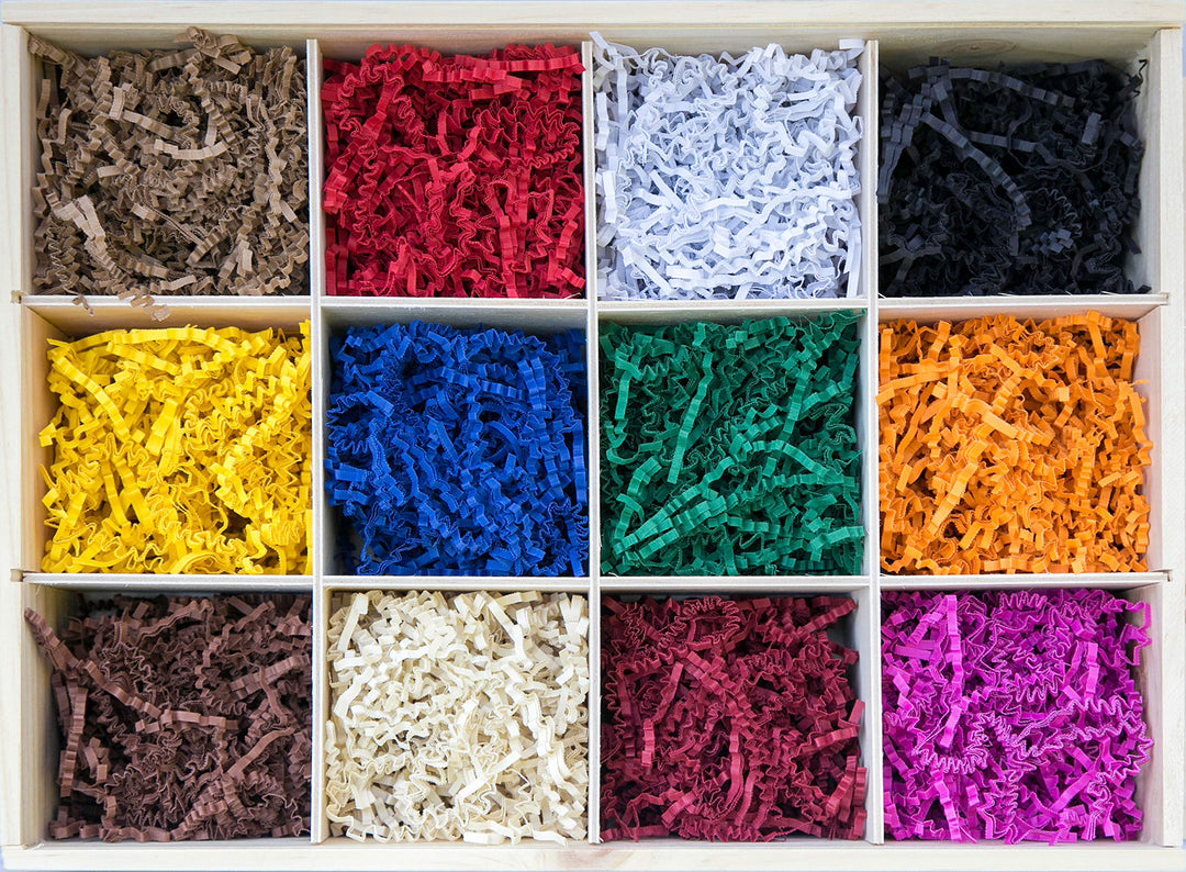 5 KG PresentFill® Füllmaterial Saphir Blau umweltfreundliches Polstermaterial aus 100% Recycling Pap