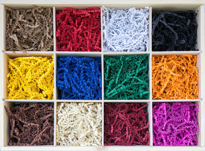 5 KG PresentFill® Füllmaterial Saphir Blau umweltfreundliches Polstermaterial aus 100% Recycling Pap