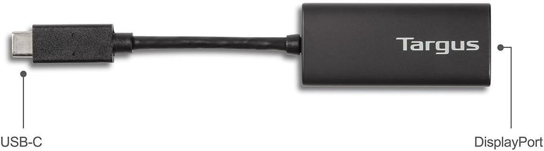 Targus ACA932EUZ USB-C-an-DisplayPort-Adapter - Schwarz, DisplayPort
