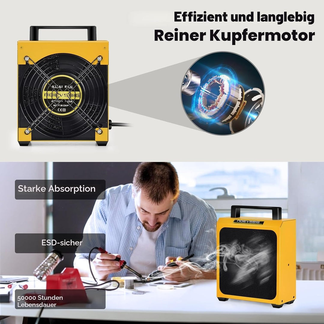 Lötrauchabsorber, Rauchverhinderungsabsorber Entferner Dunstabzugs Rauchschutz Absorber DIY Arbeitsv