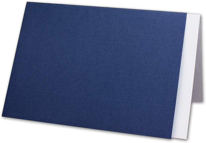 75x Karten-Set DIN B6-12 x 17 cm - 120 x 170 mm - Falt-Karten mit Brief-Umschlägen &amp; Einlege-Blätter