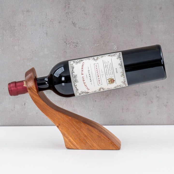 levandeo Weinflaschenhalter Holz Akazie Flaschenhalter Weinhalter Weinständer Geschenk Geschenkidee