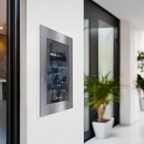 Metzler Türsprechanlage mit Kamera &amp; Gesichtserkennung - Anschluss LAN + 12V DC - 1-500 Parteien - V