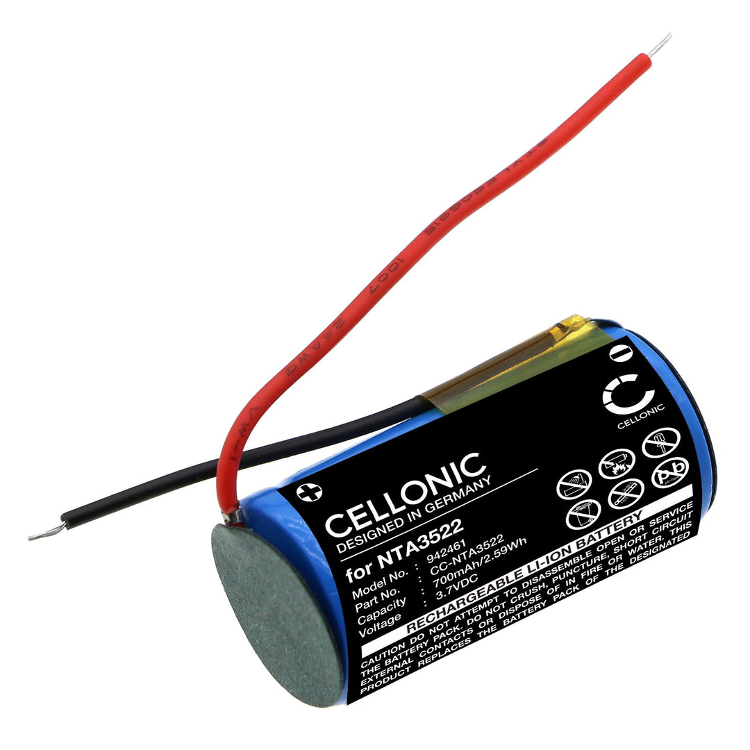 CELLONIC, Akku für Headset kompatibel mit Bose SoundSport Free Wireless (700mAh, 3.7V) Ersatzakku NT