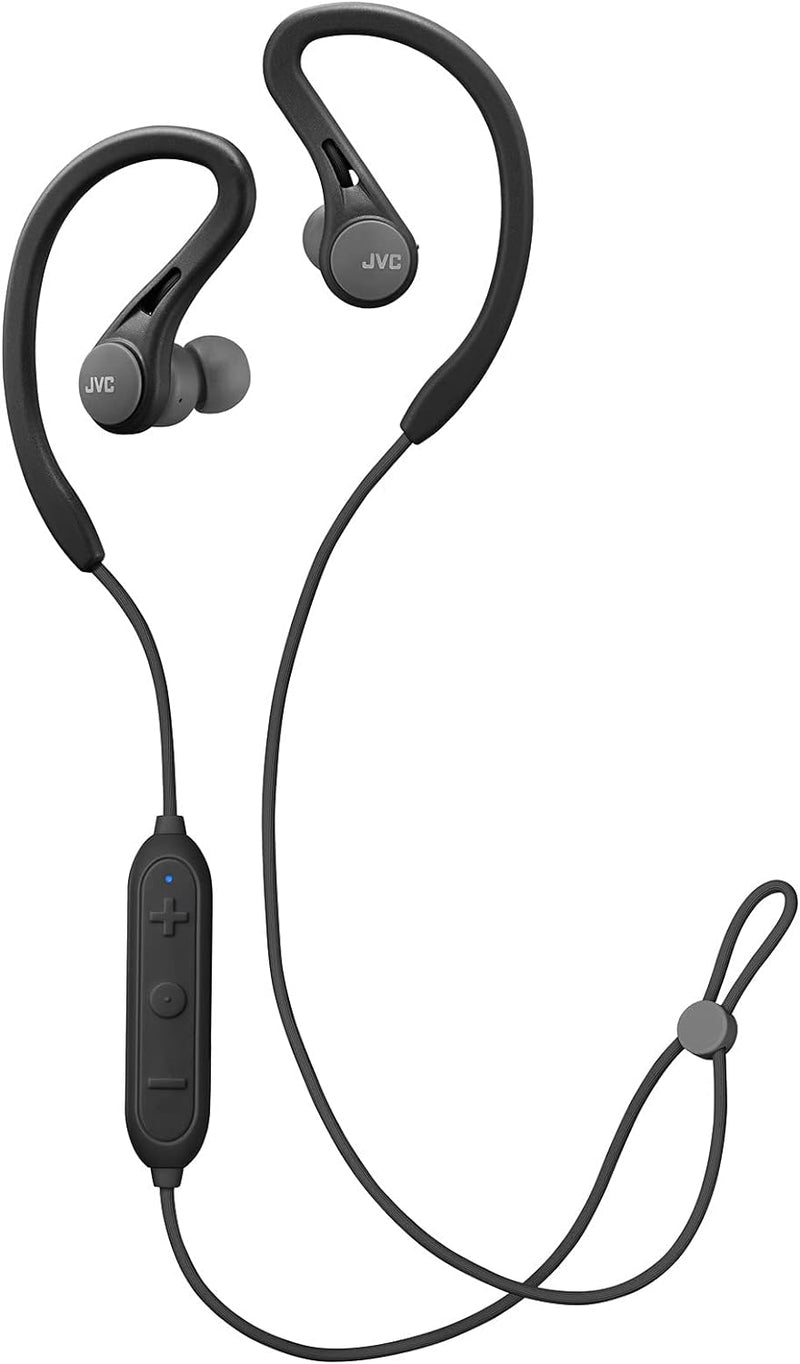 JVC, HA-EC25W-B-U Bluetooth-Sport-Kopfhörer, schweissfest, IPX2, Schwarz