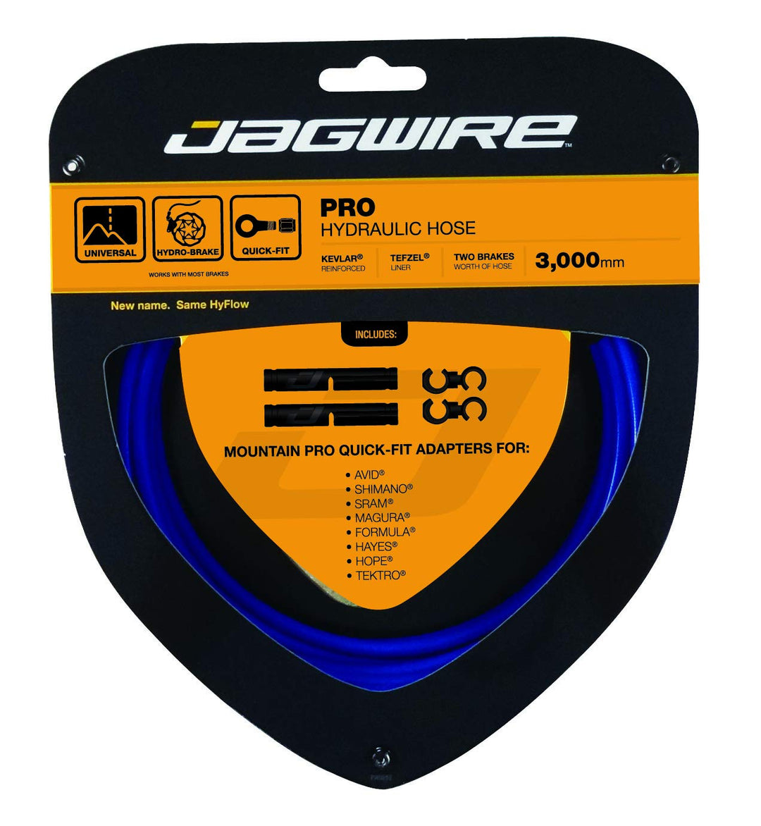 Jagwire Hyflow Quick-fit Bremsleitungsset Weiss Farbe Blau, Blau