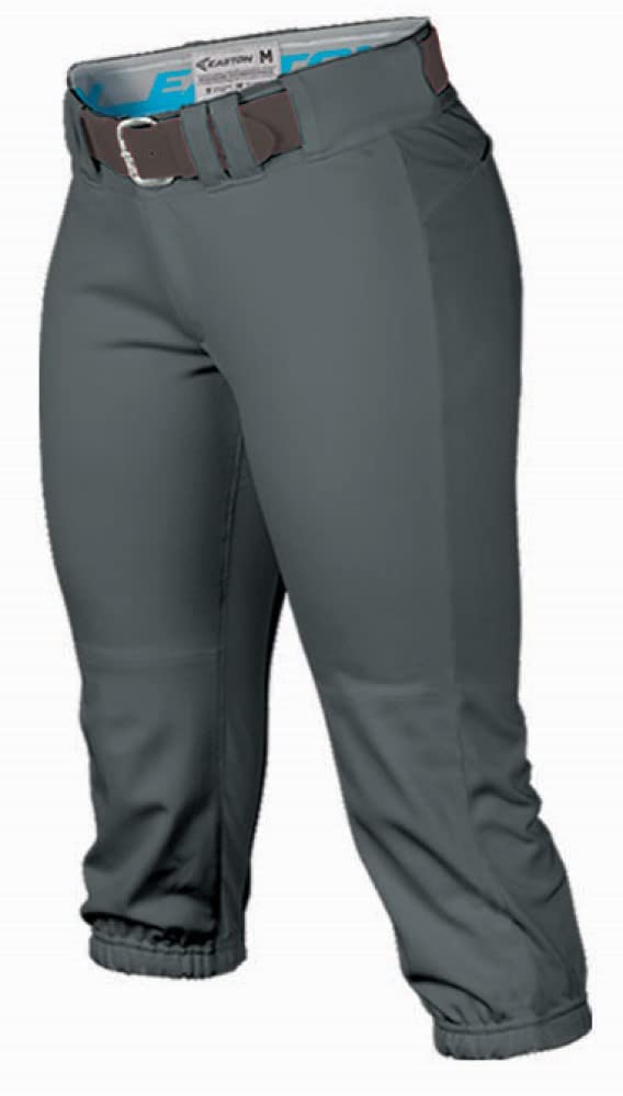 Easton PROWESS Fastpitch Game/Practice Softball Pant | Damen | Solid | Anthrazit XL, XL Anthrazit