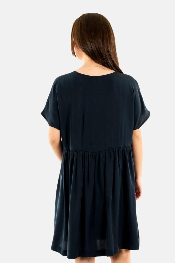 ICHI Damen Kleid S 194010/Total Eclipse, S 194010/Total Eclipse