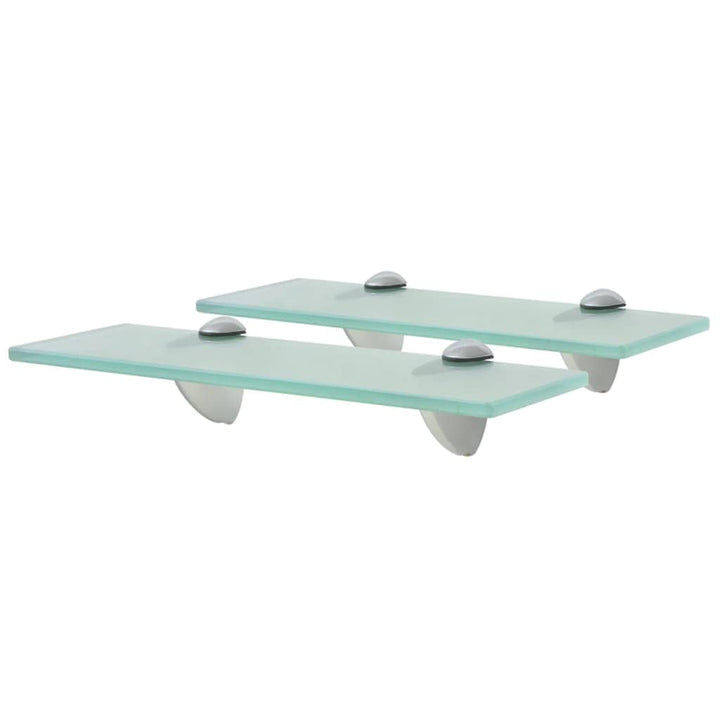 vidaXL 2X Regal Schwebend Wandregal Glasregal Glasboden Glasablage Badablage Wandablage Badregal Abl