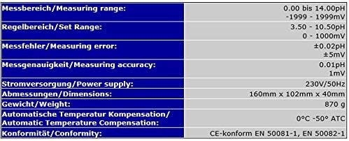 OCS.tec Kombicontroller Steuerung Regler 2-Fach-Messgerät (PH+Redox) CO2-Wert Aquarium Süss- und Sal