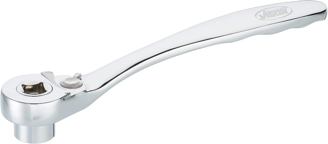 Vigor Satz (12,5 mm (1/2“) Vierkantabtrieb, superflache Umschaltknarre 20 mm Flacher, Diverse Stecks