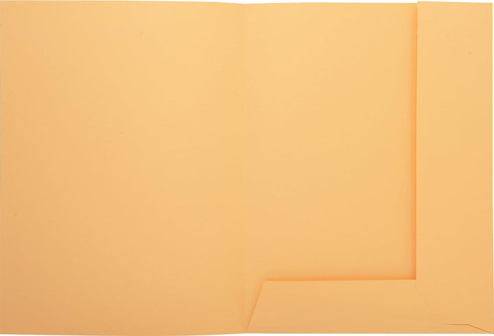 Exacompta 335002E Packung mit 50 Aktenmappen Super, 2 Klappen, Karton 210g/qm, praktisch und robust,