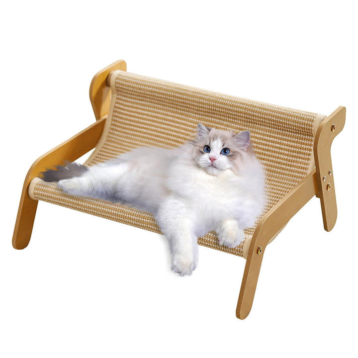 Kratzsofa Katzenbett,Kätzchen Kratzcouch-Sisal Kratzstuhl für Katzen Outdoor&amp;Indoor Katzen-Lounge-St