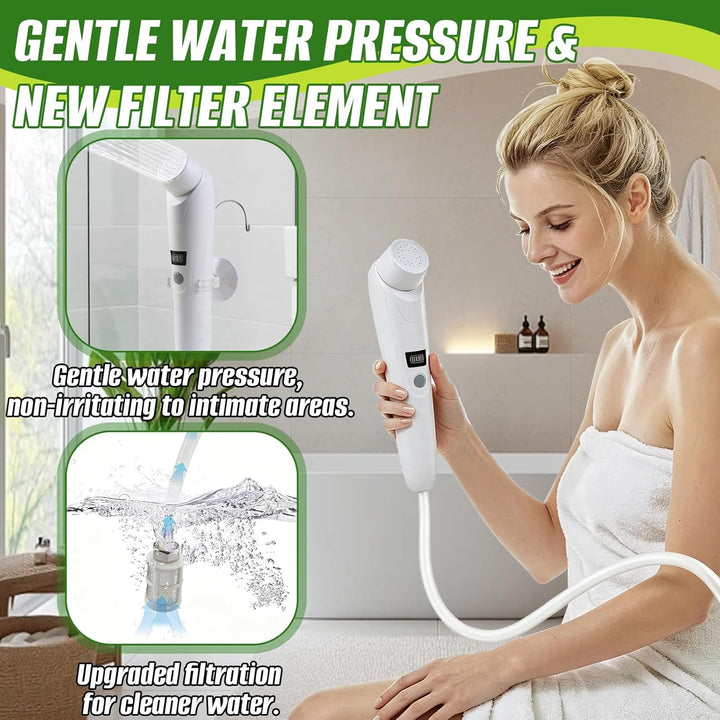 Bidet Po Dusche, Portable Travel Bidet Elektrisches, Reise Bidet Handbrause für Toilette, Peri Bottl