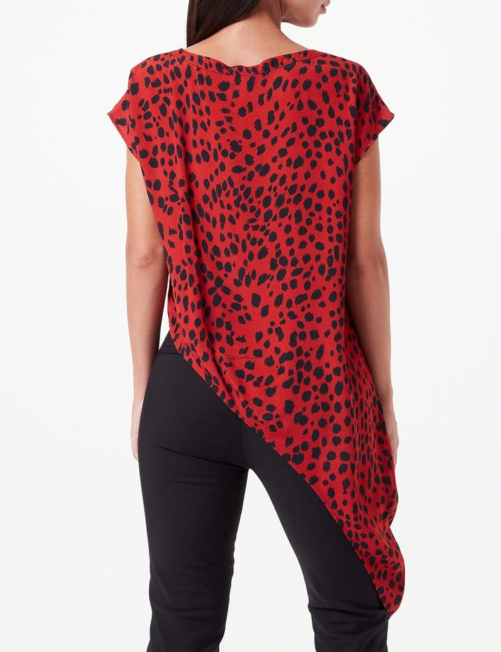 Just Cavalli Damen T-Shirt XXS 306s Rot, XXS 306s Rot