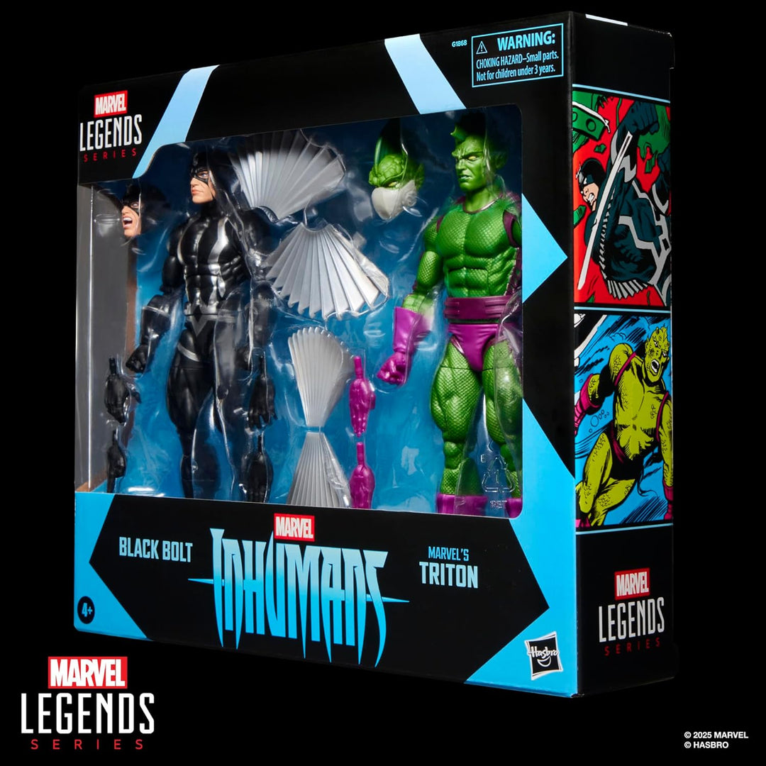 Marvel Legends Series Inhumans Black Bolt & Marvel’s Triton Action-Figuren 2er-Pack