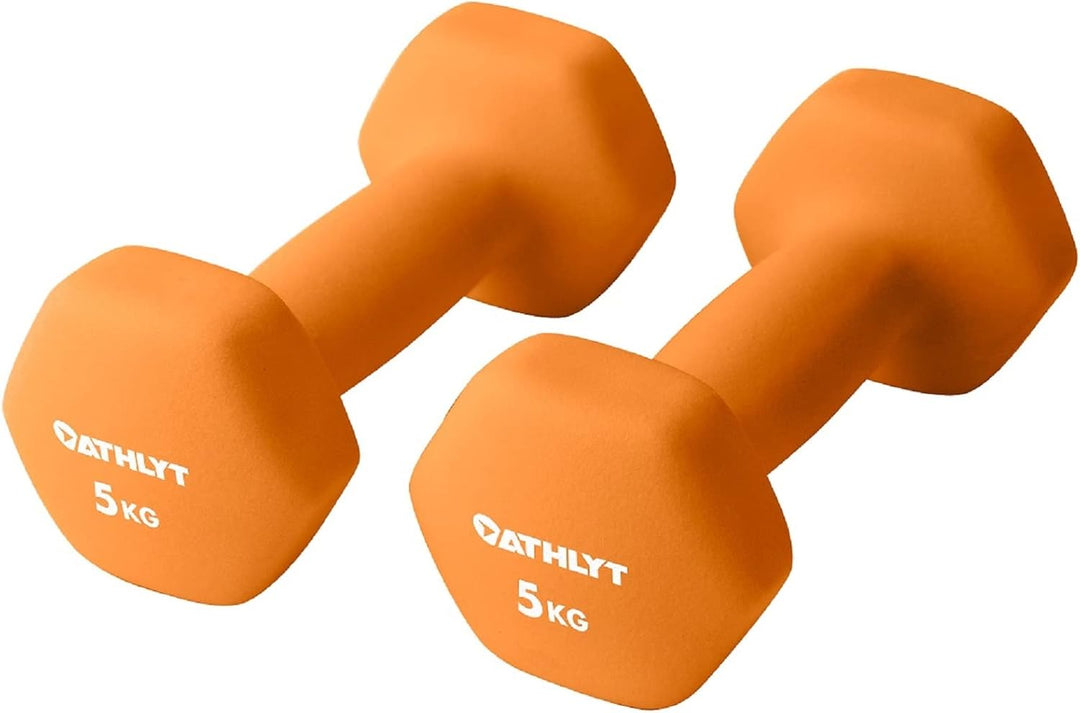 Athlyt - Neopren hanteln gewichte 2 x 5kg, 2 x 5kg
