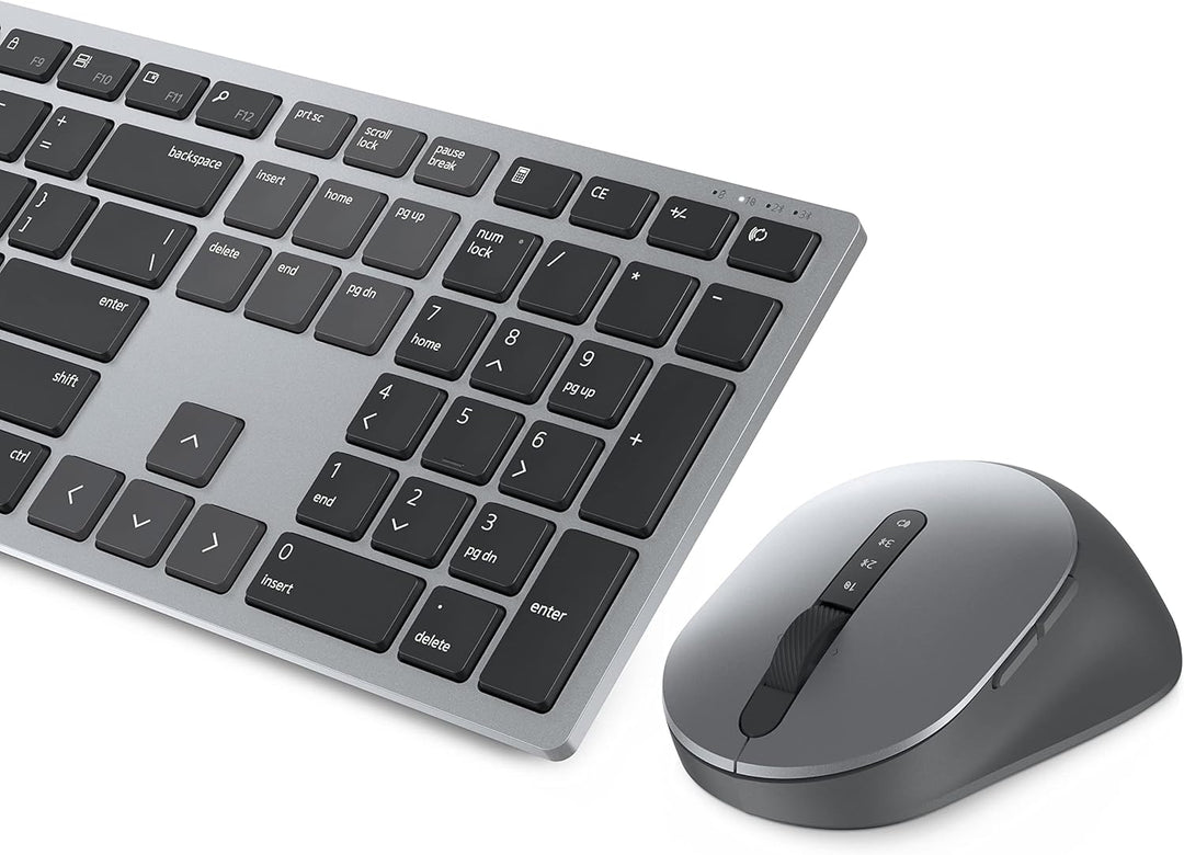 Dell KM7321W, Wireless, Multimedia, Tastatur und Maus Set, German (QWERTZ), schwarz