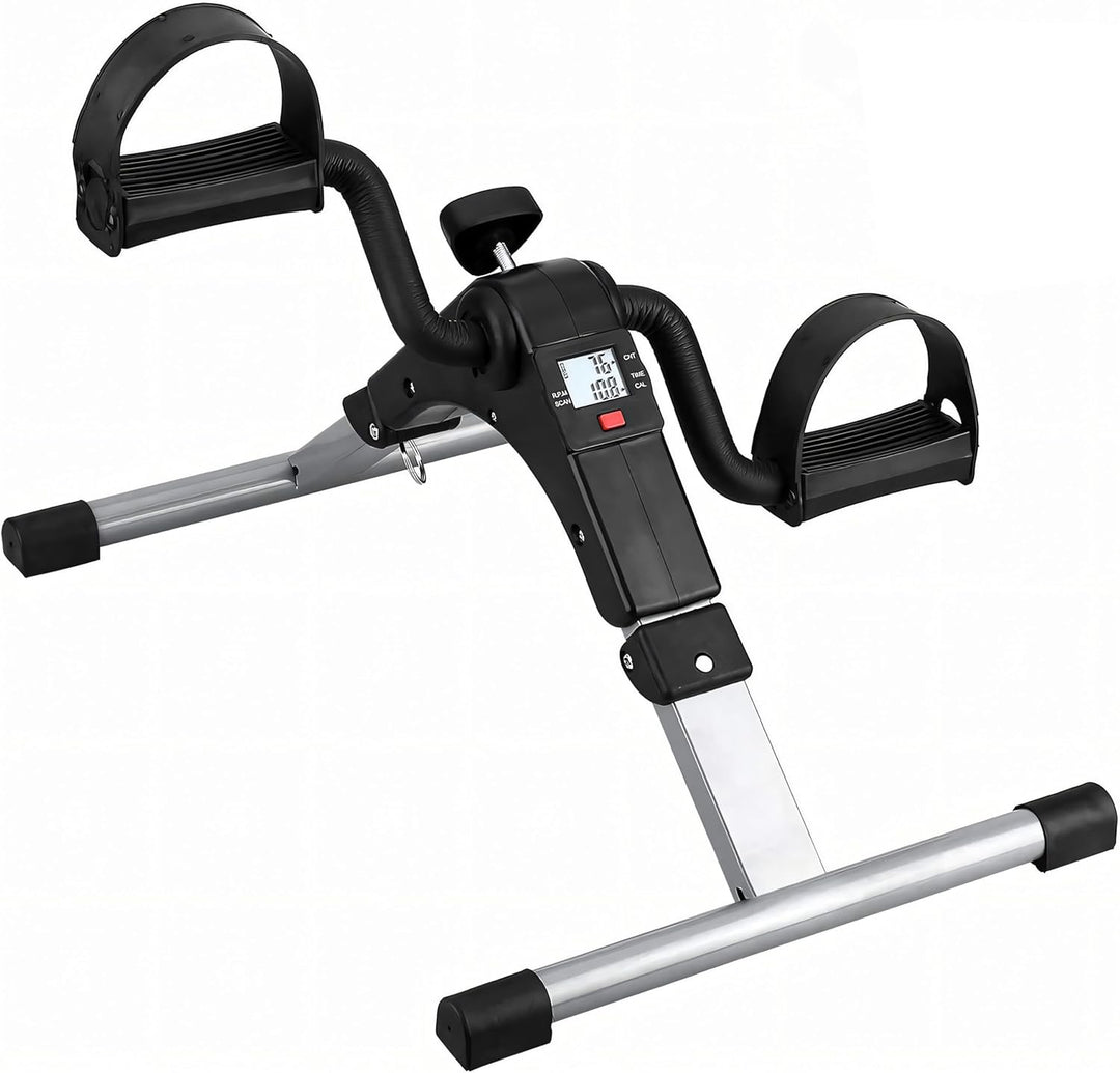 Retoo Pedaltrainer Mini Heimtrainer für Senioren – Leiser Arm- & Beintrainer mit LCD-Display, Einste