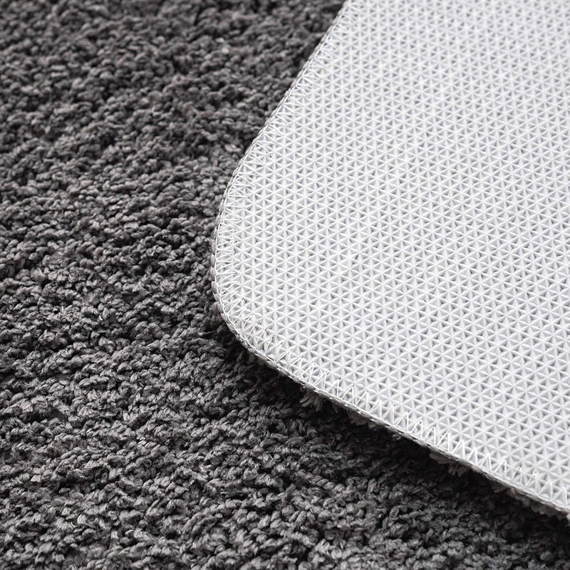 MIULEE Badematte Duschvorleger Badvorleger Flur 2er Set rutschfest Matte Teppiche Badteppich Badezim