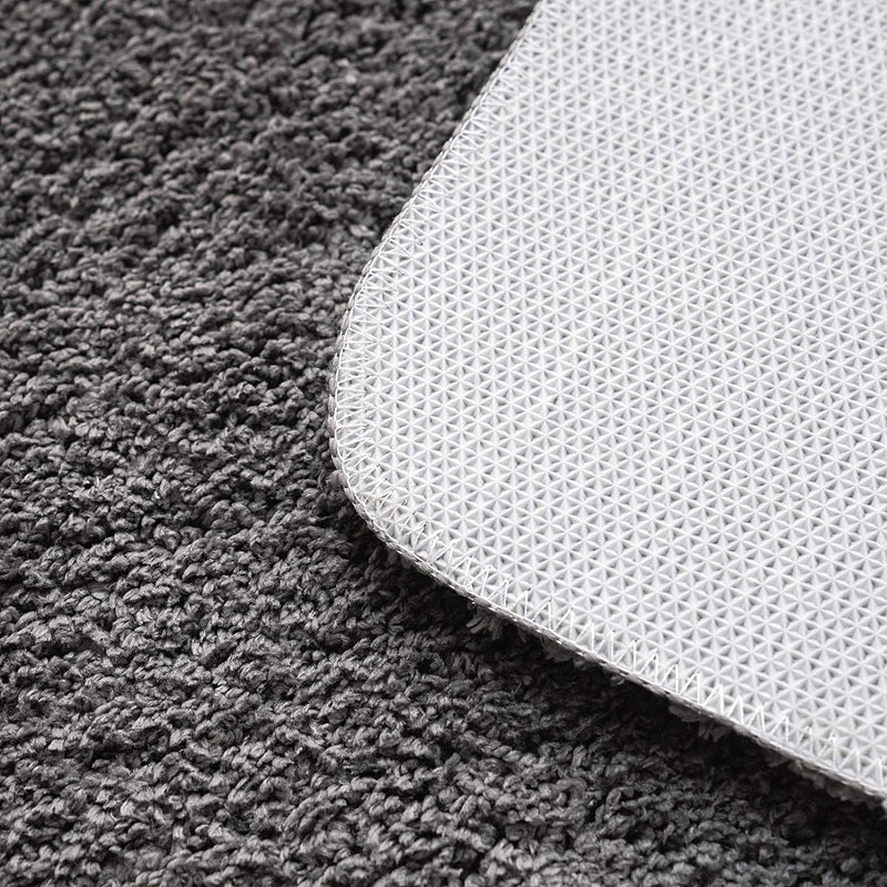 MIULEE Badematte Duschvorleger Badvorleger Flur 2er Set rutschfest Matte Teppiche Badteppich Badezim