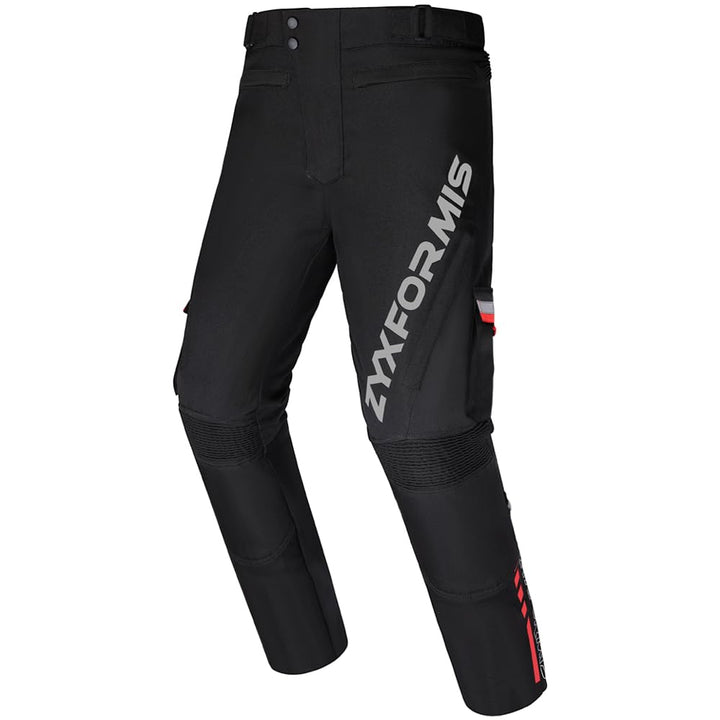 Motorrad Hosen Herren mit Protektoren und Reflektoren, Wasserdicht Winddicht Textil Motorradhose mit