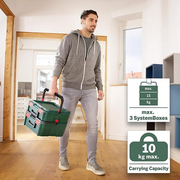Bosch Home and Garden Bosch Werkzeugbox (für Bosch-Elektrowerkzeuge, SystemBox | Grösse M, kompatibe