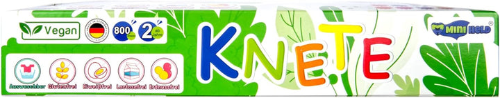 Knete 8 verschiedenen Farben 800g Spielknete Kleinkinderknete ab 2 Jahre XXL Set Weich glutenfrei Ki