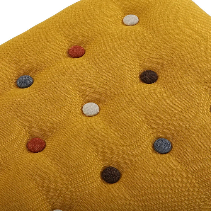 Versa Botones Hocker für das Schlafzimmer, Bank für den Flur oder Eingang, Bunt, Massnahmen (H x L x