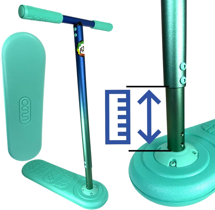 Indo 2.0 Trampolin Stunt-Scooter I Trick Roller I Verschiedene Höhen I Indoor & Outdoor I Trick I Tr