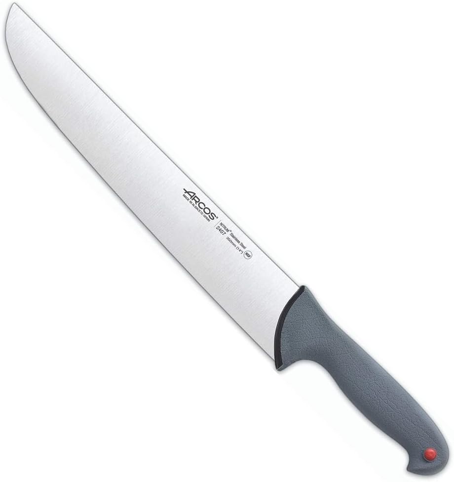 Arcos Serie Colour Proof - Metzgermesser - Klinge Nitrum Edelstahl 350 mm - HandGriff Polypropylen V