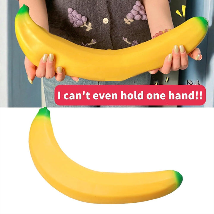 Bananen-Quetschspielzeug, Realistisches Frucht-Stressspielzeug, Weiche Gummis Banane Dehnbare Banane