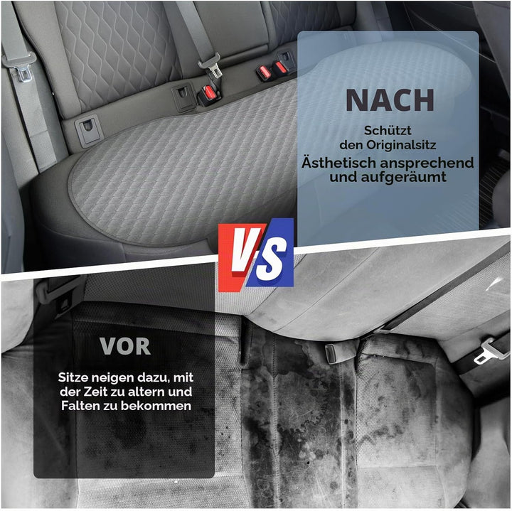 3 Stück Sitzauflage Auto,Leinen Autositzkissen,Anti Rutsch Auto Sitzauflagen,Weich &amp; Atmungsaktiv Au