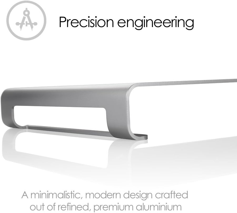 Desire2 Monitor Ständer Riser Stand Aluminium Monitorständer Bildschirmständer für Schreibtisch komp