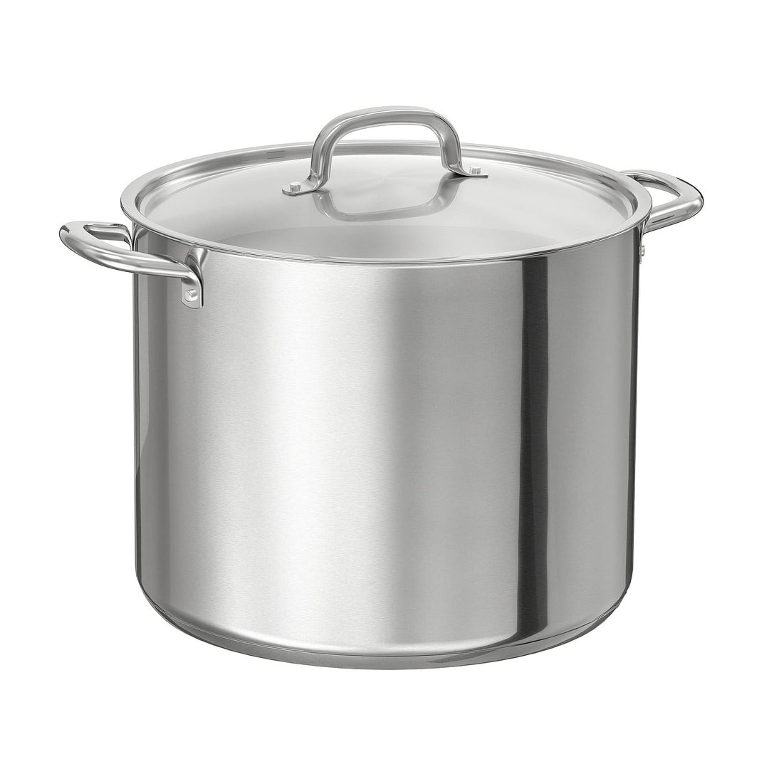 IKEA IKEA 365+ Topf mit Deckel, 15,0 l, Edelstahl