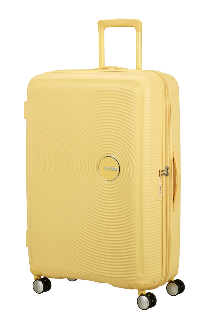 American Tourister Soundbox - Hartschalenkoffer Gross, 77 cm - Trolley Koffer mit 4 Rollen, TSA-Schl