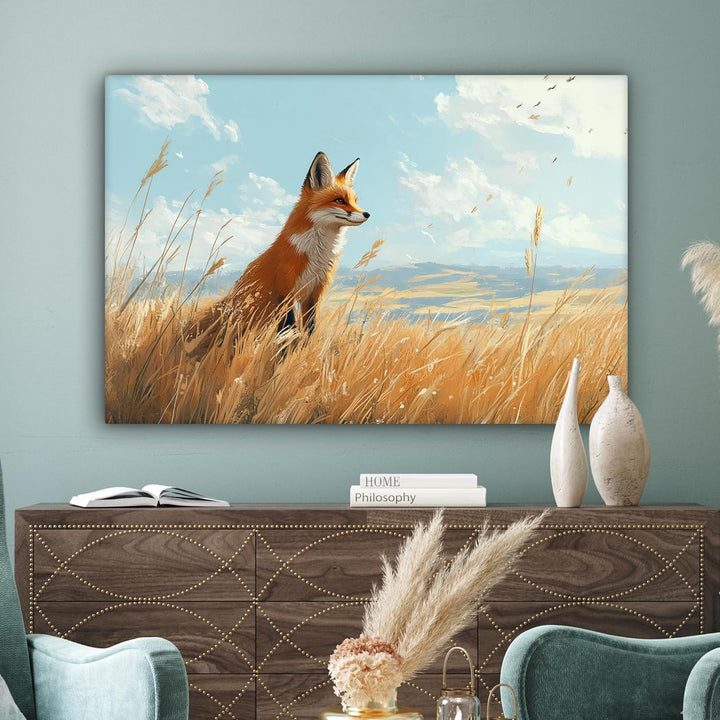 MuchoWow© Leinwandbild Gross 120x80 cm XXL Dekoration Wohnzimmer Bilder Pictures Wall Decoration Liv