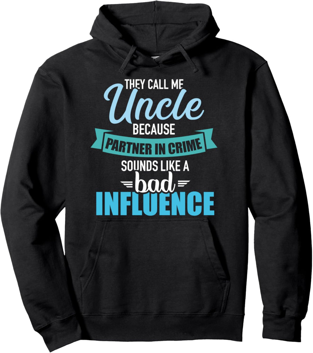 Onkel Komplize Spruch Pullover Hoodie