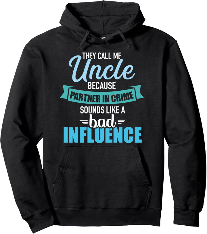 Onkel Komplize Spruch Pullover Hoodie