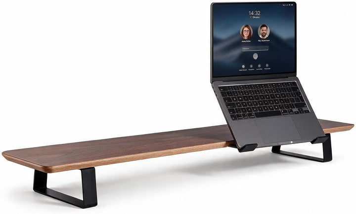Laptop-Ständer mit einstellbarem Winkel für Desk Shelf Schiene | Modulares Zubehör Desk Shelves