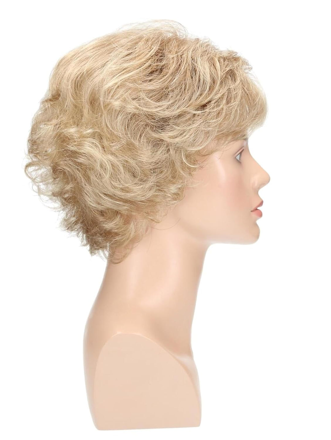Perücke Iris aus hochwertigem Kunsthaar, kaum von Echthaar zu unterscheiden Lichthell-/Sandblond gem