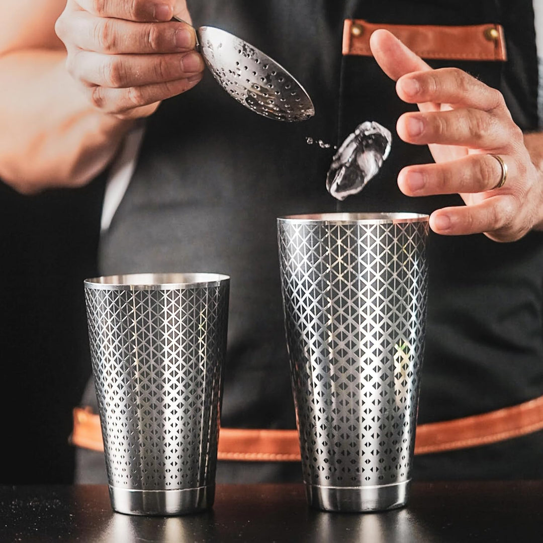 Kidia Boston Professional Shaker für Barkeeper Cocktail Shaker Bartender Kit Barkeeper Set aus Edels