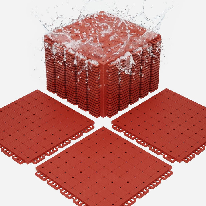 jxgzyy 24 STK Bodenschutzmatte Puzzlematte Set Sportmatte Gymnastikmatte | Fitnessmatte Gummimatte F