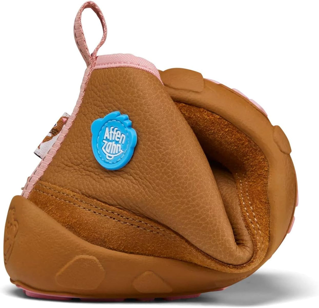 Affenzahn Winterschuh Leder Easy reflektierend, kuschelig warm mit Schaffell gefüttert Grösse 21-32