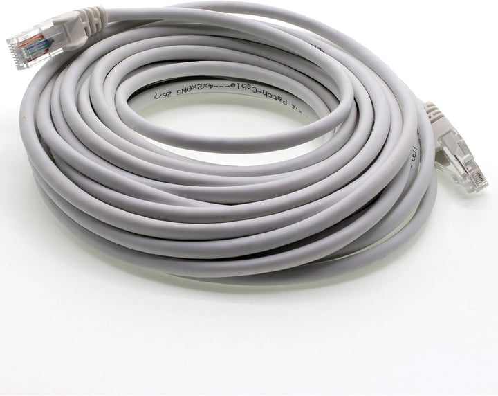 1aTTack.de Netzwerkkabel Cat.6 - weiss - 10x - 5m - (Set) - CAT6 Ethernet Kabel Lankabel 1000 Mbits
