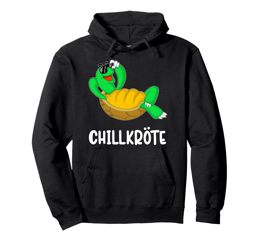 Chillkröte lustige Schildkröte Männer, Frauen Kinder Pullover Hoodie