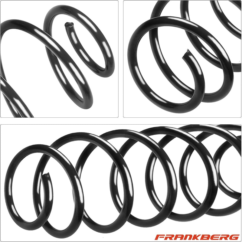 Frankberg 4x Federn Fahrwerksfeder Vorderachse Hinterachse Kompatibel mit Giulietta 940 1.6 JTDM 201