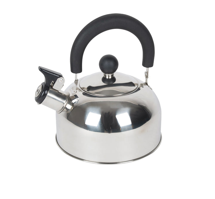 Bo-Camp Trend Flötenkessel Bombee Silber 1,2 l 1.2 Liter Silber, 1.2 Liter Silber